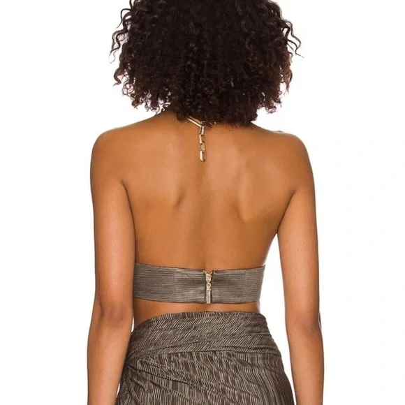 NWT Bronx and Banco x REVOLVE Luna Top in Khaki‎ Size Small